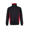 SweatShirt Bicolor c\meio fecho(1 de 2)-Prt/Verm-XS-RAG-Tailors-Fardas-e-Uniformes-Vestuario-Pro