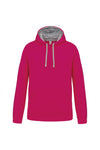 SweatShirt Homem c\capuz em constraste (1 de 2)-Fuscia/Fine Grey-XS-RAG-Tailors-Fardas-e-Uniformes-Vestuario-Pro