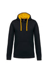 SweatShirt Homem c\capuz em constraste (1 de 2)-Preto/Amarelo-XS-RAG-Tailors-Fardas-e-Uniformes-Vestuario-Pro