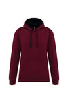 SweatShirt Homem c\capuz em constraste (2 de 2)-Wine/Navy-XS-RAG-Tailors-Fardas-e-Uniformes-Vestuario-Pro