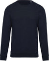 Sweatshirt BIO de homem com decote redondo e mangas raglan (1 de 2)-French Azul Marinho Heather-S-RAG-Tailors-Fardas-e-Uniformes-Vestuario-Pro