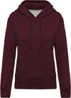 Sweatshirt BIO de senhora com capuz-Wine Heather-XS-RAG-Tailors-Fardas-e-Uniformes-Vestuario-Pro