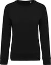 Sweatshirt BIO de senhora com decote redondo e mangas raglan (1 de 2)-Preto-XS-RAG-Tailors-Fardas-e-Uniformes-Vestuario-Pro