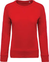 Sweatshirt BIO de senhora com decote redondo e mangas raglan (1 de 2)-Vermelho-XS-RAG-Tailors-Fardas-e-Uniformes-Vestuario-Pro