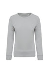 Sweatshirt BIO de senhora com decote redondo e mangas raglan (2 de 2)-Snow Grey-XS-RAG-Tailors-Fardas-e-Uniformes-Vestuario-Pro