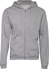Sweatshirt com capuz com fecho ID.205-Heather Grey-XS-RAG-Tailors-Fardas-e-Uniformes-Vestuario-Pro