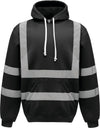 Sweatshirt com capuz de alta visibilidade-Preto-S-RAG-Tailors-Fardas-e-Uniformes-Vestuario-Pro