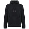 Sweatshirt com capuz oversize em polar reciclado unissexo-Black-XS-RAG-Tailors-Fardas-e-Uniformes-Vestuario-Pro