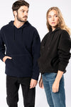 Sweatshirt com capuz oversize em polar reciclado unissexo-RAG-Tailors-Fardas-e-Uniformes-Vestuario-Pro