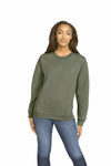Sweatshirt com decote redondo Midweight Softstyle-Military Green-S-RAG-Tailors-Fardas-e-Uniformes-Vestuario-Pro