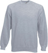 Sweatshirt com mangas raglan (62-216-0)-Heather Grey-S-RAG-Tailors-Fardas-e-Uniformes-Vestuario-Pro