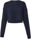 Sweatshirt "crop" de senhora-Azul Marinho-S-RAG-Tailors-Fardas-e-Uniformes-Vestuario-Pro