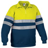 Sweatshirt de Alta Visibilidade Americana-Amarelo Flo/Azul Marinho-S-RAG-Tailors-Fardas-e-Uniformes-Vestuario-Pro