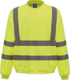 Sweatshirt de alta visibilidade-Hi Vis Amarelo-S-RAG-Tailors-Fardas-e-Uniformes-Vestuario-Pro
