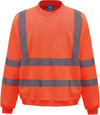 Sweatshirt de alta visibilidade-Hi Vis Laranja-S-RAG-Tailors-Fardas-e-Uniformes-Vestuario-Pro