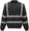 Sweatshirt de alta visibilidade-Preto-S-RAG-Tailors-Fardas-e-Uniformes-Vestuario-Pro