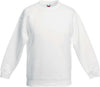 Sweatshirt de criança Classic com mangas direitas (62-041-0)-Branco-3/4-RAG-Tailors-Fardas-e-Uniformes-Vestuario-Pro