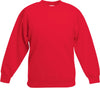 Sweatshirt de criança Classic com mangas direitas (62-041-0)-Vermelho-3/4-RAG-Tailors-Fardas-e-Uniformes-Vestuario-Pro