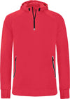 Sweatshirt de desporto 1/2 fecho com capuz-Vermelho-XS-RAG-Tailors-Fardas-e-Uniformes-Vestuario-Pro