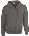 Sweatshirt de homem com fecho e capuz Heavy Blend™-Dark Heather-S-RAG-Tailors-Fardas-e-Uniformes-Vestuario-Pro