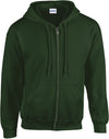 Sweatshirt de homem com fecho e capuz Heavy Blend™-Forest Green-S-RAG-Tailors-Fardas-e-Uniformes-Vestuario-Pro