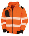 Sweatshirt de segurança com capuz de material reciclado-Fluorescent Orange-S-RAG-Tailors-Fardas-e-Uniformes-Vestuario-Pro