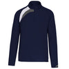 Sweatshirt de treino meio fecho-Sporty navy/White/Storm grey-XS-RAG-Tailors-Fardas-e-Uniformes-Vestuario-Pro