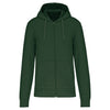 Sweatshirt eco-responsável com capuz e fecho de homem-Forest Green-XS-RAG-Tailors-Fardas-e-Uniformes-Vestuario-Pro