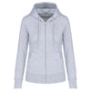 Sweatshirt eco-responsável com capuz e fecho de senhora-Oxford Grey-XS-RAG-Tailors-Fardas-e-Uniformes-Vestuario-Pro