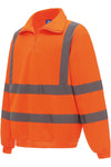 Sweatshirt meio fecho de alta visibilidade-RAG-Tailors-Fardas-e-Uniformes-Vestuario-Pro