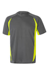 T-SHIRT TÉCNICA BICOLOR cor Cinza-Cinza/Amarelo-S-RAG-Tailors-Fardas-e-Uniformes-Vestuario-Pro