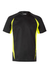 T-SHIRT TÉCNICA BICOLOR cor Preto-Preto/Amarelo-S-RAG-Tailors-Fardas-e-Uniformes-Vestuario-Pro