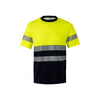 T-Shirt Bicolor Alta Visibilidade-Amarelo/Marinho-S-RAG-Tailors-Fardas-e-Uniformes-Vestuario-Pro