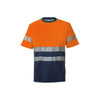 T-Shirt Bicolor Alta Visibilidade-Laranja/Marinho-S-RAG-Tailors-Fardas-e-Uniformes-Vestuario-Pro