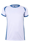 T-Shirt Criança de Desporto Bicolor-Branco/Azul-5/6-RAG-Tailors-Fardas-e-Uniformes-Vestuario-Pro