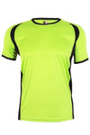 T-Shirt Desorto Tecnica Bicolor-Lima/Preto-S-RAG-Tailors-Fardas-e-Uniformes-Vestuario-Pro