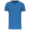 T-Shirt Homem BIO 150IC decote em V (1 de 2)-Light Royal Blue-S-RAG-Tailors-Fardas-e-Uniformes-Vestuario-Pro