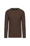 T-Shirt Homem m\comprida Algodão (1 de 2)-Chocolate-S-RAG-Tailors-Fardas-e-Uniformes-Vestuario-Pro