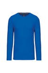 T-Shirt Homem m\comprida Algodão (1 de 2)-Light Royal Blue-S-RAG-Tailors-Fardas-e-Uniformes-Vestuario-Pro