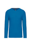 T-Shirt Homem m\comprida Algodão (2 de 2)-Tropical Blue-S-RAG-Tailors-Fardas-e-Uniformes-Vestuario-Pro