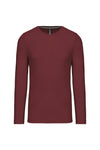 T-Shirt Homem m\comprida Algodão (2 de 2)-Wine-S-RAG-Tailors-Fardas-e-Uniformes-Vestuario-Pro