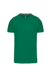 T-Shirt curta decote em V Atenas (1 de 2)-Kelly Green-S-RAG-Tailors-Fardas-e-Uniformes-Vestuario-Pro