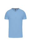 T-Shirt curta decote em V Atenas (2de 2)-Sky Blue-S-RAG-Tailors-Fardas-e-Uniformes-Vestuario-Pro