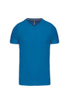 T-Shirt curta decote em V Atenas (2de 2)-Tropical Blue-S-RAG-Tailors-Fardas-e-Uniformes-Vestuario-Pro