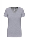 T-Shirt de Senhora Manga Curta Decote em V Atenas (1/2)-Oxford Grey-S-RAG-Tailors-Fardas-e-Uniformes-Vestuario-Pro