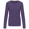 T-shirt Algodão Lavado m. comprida de senhora (1/2)-Purple-XS-RAG-Tailors-Fardas-e-Uniformes-Vestuario-Pro