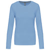 T-shirt Algodão Lavado m. comprida de senhora (2/2)-Sky Blue-XS-RAG-Tailors-Fardas-e-Uniformes-Vestuario-Pro