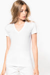 T-shirt BIO150 de senhora decote V-RAG-Tailors-Fardas-e-Uniformes-Vestuario-Pro