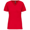 T-shirt BIO150 de senhora decote V-Red-XS-RAG-Tailors-Fardas-e-Uniformes-Vestuario-Pro