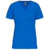 T-shirt BIO150 de senhora decote V-Tropical Blue-XS-RAG-Tailors-Fardas-e-Uniformes-Vestuario-Pro